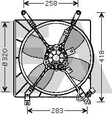 EACLIMA 33V51009 - Вентилятор, охолодження двигуна autocars.com.ua