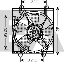 EACLIMA 33V51026 - Вентилятор, охолодження двигуна autocars.com.ua