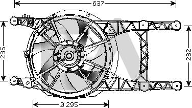 EACLIMA 33V60010 - Вентилятор, охолодження двигуна autocars.com.ua