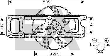 EACLIMA 33V60015 - Вентилятор, охолодження двигуна autocars.com.ua