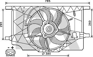 EACLIMA 33V60024 - Вентилятор, охолодження двигуна autocars.com.ua