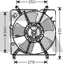 EACLIMA 33V71024 - Вентилятор, охолодження двигуна autocars.com.ua