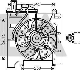 EACLIMA 33V71047 - Вентилятор, охолодження двигуна autocars.com.ua