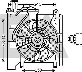 EACLIMA 33V71048 - Вентилятор, охолодження двигуна autocars.com.ua