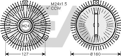 EACLIMA 35C07D06 - Крильчатка вентилятора, охолодження двигуна autocars.com.ua
