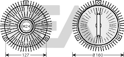 EACLIMA 35C07D08 - Крильчатка вентилятора, охолодження двигуна autocars.com.ua