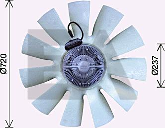 EACLIMA 35C16C01 - Крильчатка вентилятора, охолодження двигуна autocars.com.ua