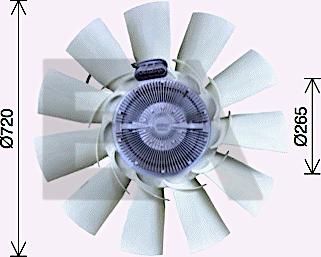 EACLIMA 35C16C02 - Крильчатка вентилятора, охолодження двигуна autocars.com.ua