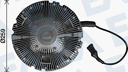 EACLIMA 35C16D16 - Крильчатка вентилятора, охолодження двигуна autocars.com.ua