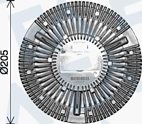 EACLIMA 35C16D21 - Крильчатка вентилятора, охолодження двигуна autocars.com.ua