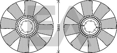 EACLIMA 35C30A02 - Крильчатка вентилятора, охолодження двигуна autocars.com.ua