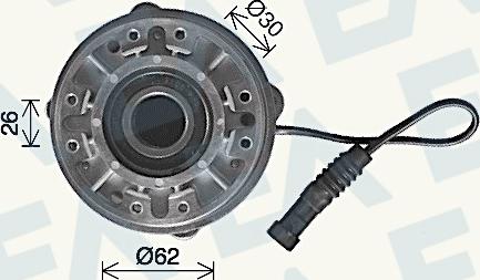 EACLIMA 35C30D17 - Крильчатка вентилятора, охолодження двигуна autocars.com.ua