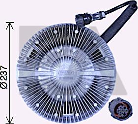 EACLIMA 35C45D14 - Крильчатка вентилятора, охолодження двигуна autocars.com.ua