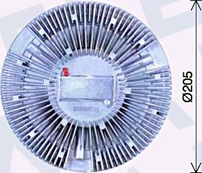 EACLIMA 35C45D17 - Крильчатка вентилятора, охолодження двигуна autocars.com.ua