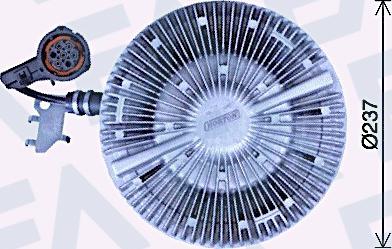 EACLIMA 35C45D18 - Крильчатка вентилятора, охолодження двигуна autocars.com.ua