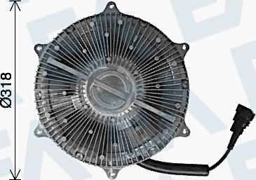 EACLIMA 35C45D20 - Крильчатка вентилятора, охолодження двигуна autocars.com.ua
