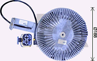 EACLIMA 35C47D15 - Крильчатка вентилятора, охолодження двигуна autocars.com.ua