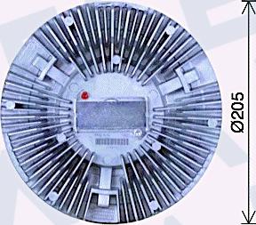 EACLIMA 35C47D17 - Крильчатка вентилятора, охолодження двигуна autocars.com.ua