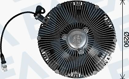 EACLIMA 35C47D23 - Крильчатка вентилятора, охолодження двигуна autocars.com.ua