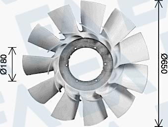 EACLIMA 35C59A03 - Крильчатка вентилятора, охолодження двигуна autocars.com.ua