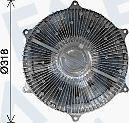 EACLIMA 35C76D12 - Крильчатка вентилятора, охолодження двигуна autocars.com.ua