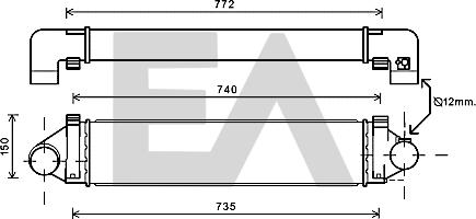 EACLIMA 36A22021 - Интеркулер autocars.com.ua