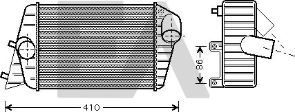 EACLIMA 36A25001 - Интеркулер autocars.com.ua