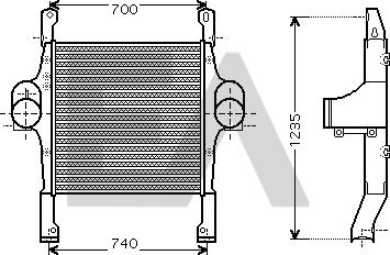 EACLIMA 36A30006 - Интеркулер autocars.com.ua