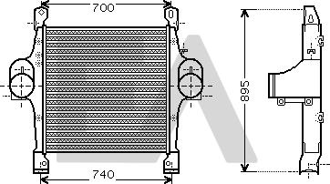EACLIMA 36A30007 - Интеркулер autocars.com.ua