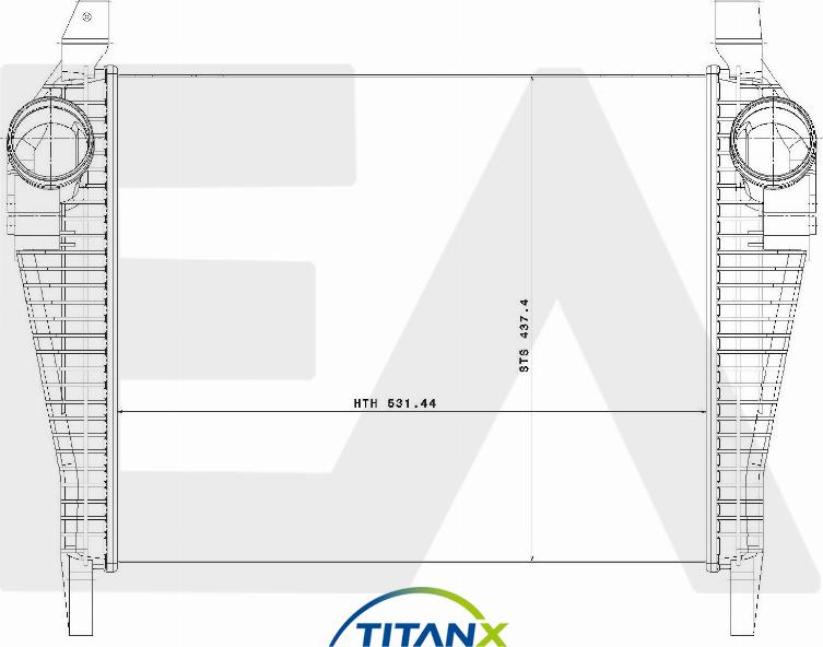 EACLIMA 36A30014T - Интеркулер autocars.com.ua