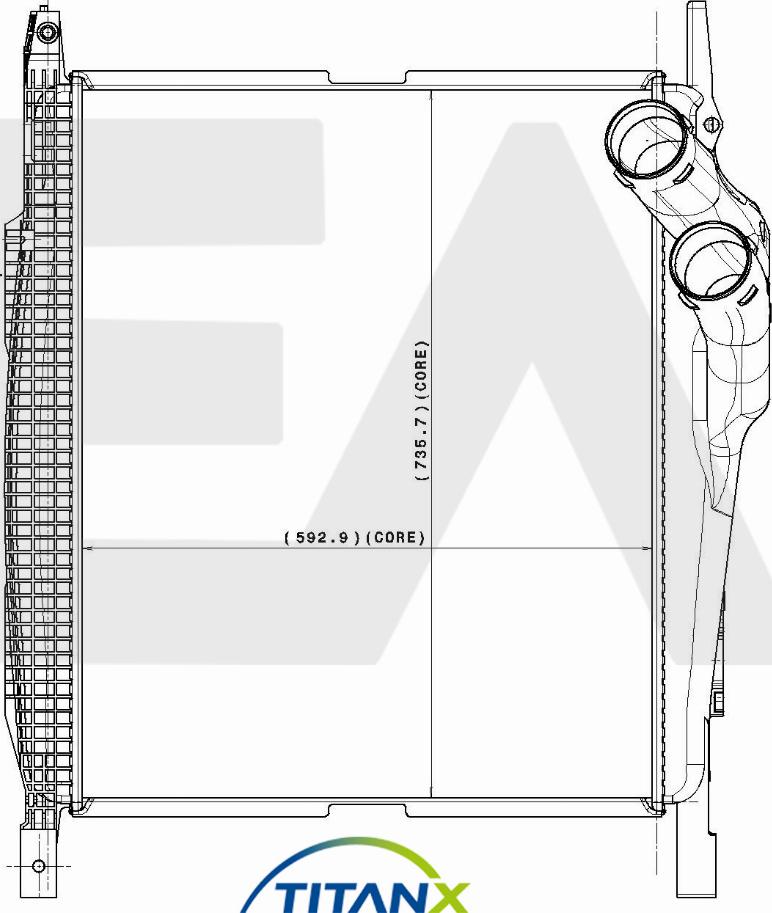 EACLIMA 36A45023T - Интеркулер autocars.com.ua