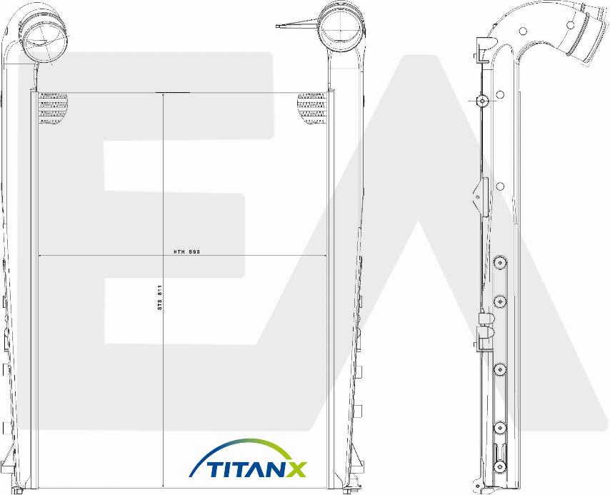 EACLIMA 36A59009T - Интеркулер autocars.com.ua