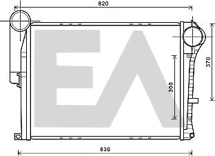 EACLIMA 36A59018 - Интеркулер autocars.com.ua