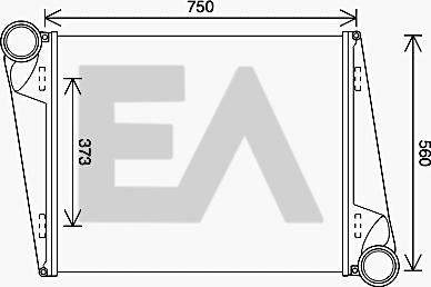 EACLIMA 36A76007 - Интеркулер autocars.com.ua