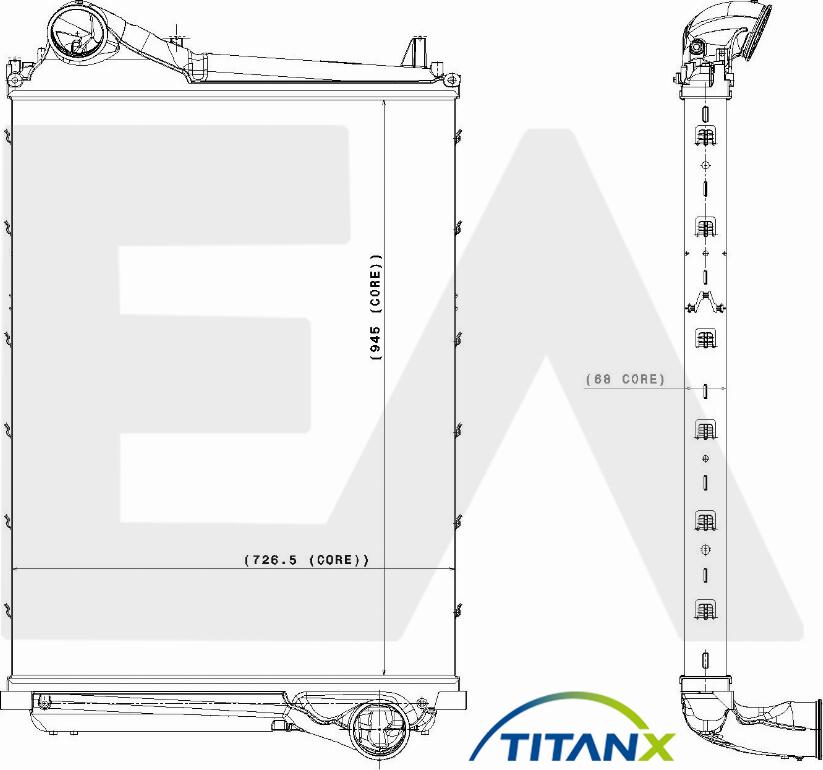 EACLIMA 36A76008T - Интеркулер autocars.com.ua