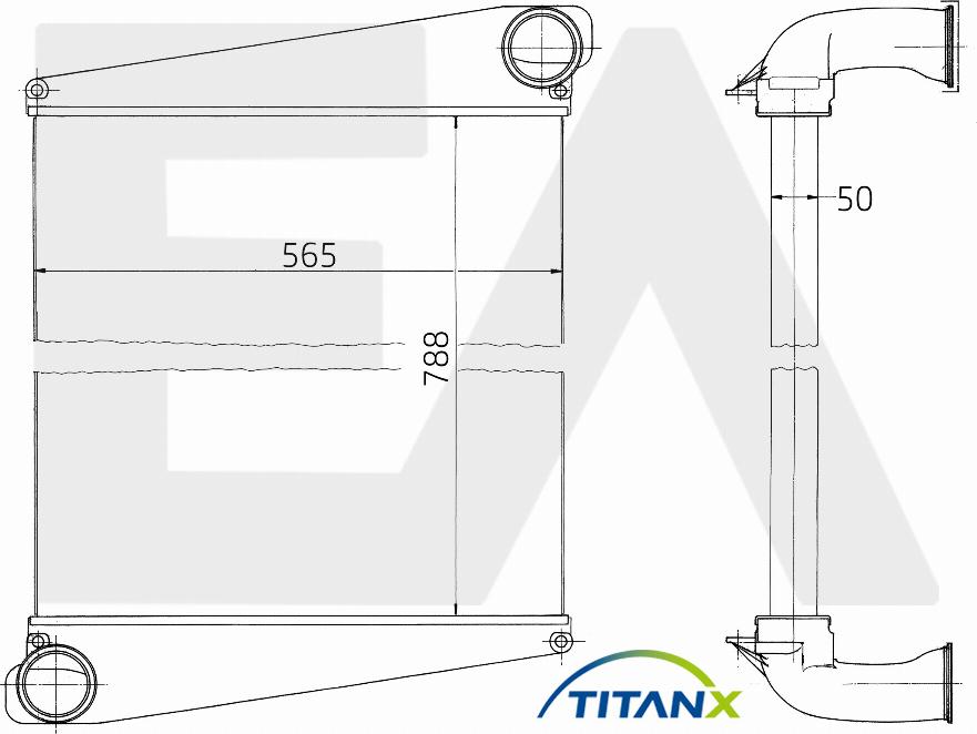 EACLIMA 36A76011T - Интеркулер autocars.com.ua
