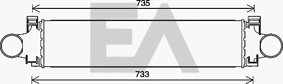 EACLIMA 36A78003 - Интеркулер autocars.com.ua