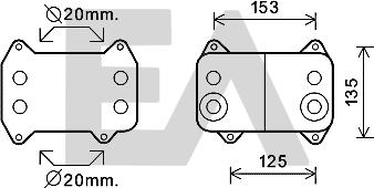 EACLIMA 37G16002 - Масляний радіатор, рухове масло autocars.com.ua