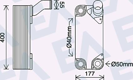 EACLIMA 37G47006 - Масляний радіатор, рухове масло autocars.com.ua