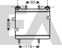 EACLIMA 37G50020 - Масляний радіатор, рухове масло autocars.com.ua