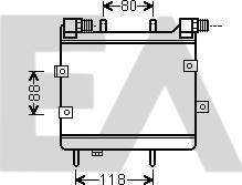EACLIMA 37G50021 - Масляний радіатор, рухове масло autocars.com.ua