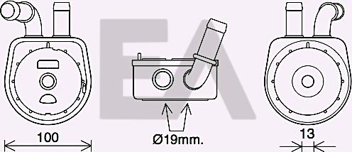 EACLIMA 37G52001 - Масляний радіатор, рухове масло autocars.com.ua