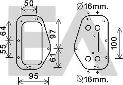 EACLIMA 37G54010 - Масляний радіатор, рухове масло autocars.com.ua