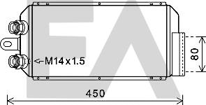 EACLIMA 37G58005 - Масляний радіатор, рухове масло autocars.com.ua