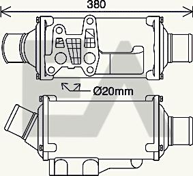 EACLIMA 37G63006 - Масляний радіатор, рухове масло autocars.com.ua