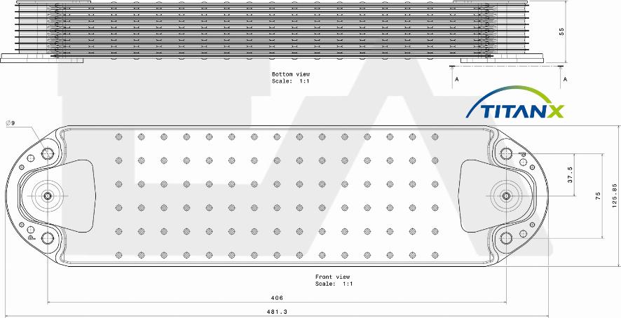 EACLIMA 37G76003T - Масляний радіатор, рухове масло autocars.com.ua