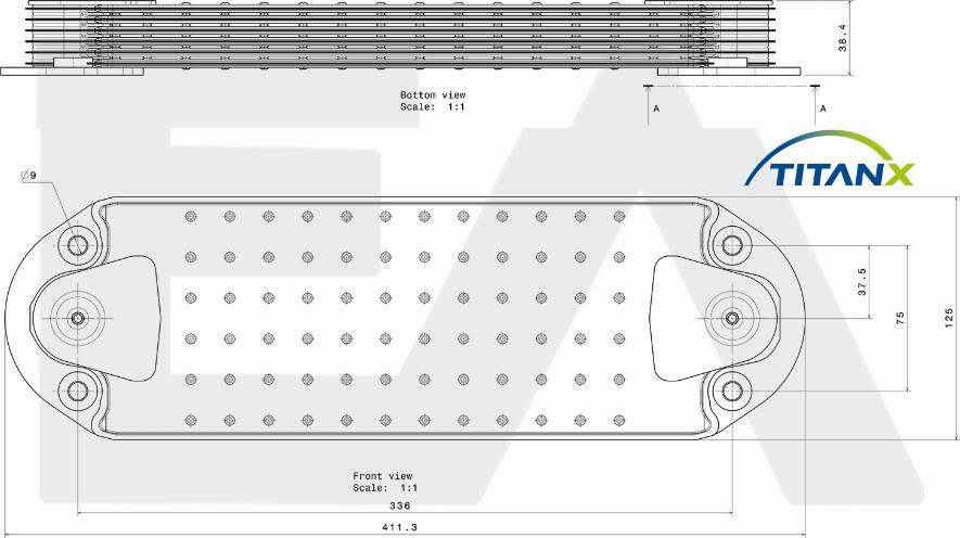 EACLIMA 37G76004T - Масляний радіатор, рухове масло autocars.com.ua