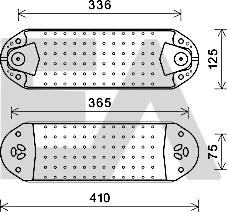EACLIMA 37G76005 - Масляний радіатор, рухове масло autocars.com.ua