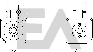 EACLIMA 37G77001 - Масляний радіатор, рухове масло autocars.com.ua