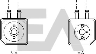 EACLIMA 37G77002 - Масляний радіатор, рухове масло autocars.com.ua